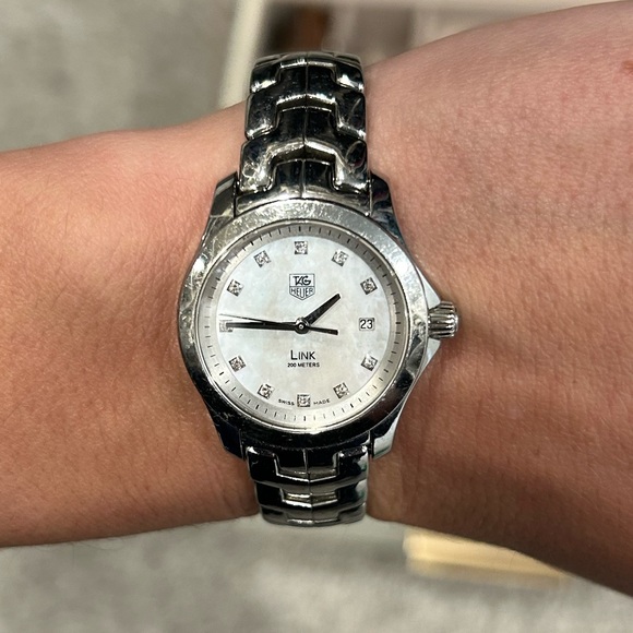 Tag Heuer Link Quartz Diamond Ladies Small Watch